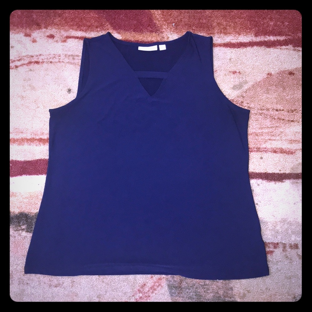 Susan Graver Sleeveless Tank Top